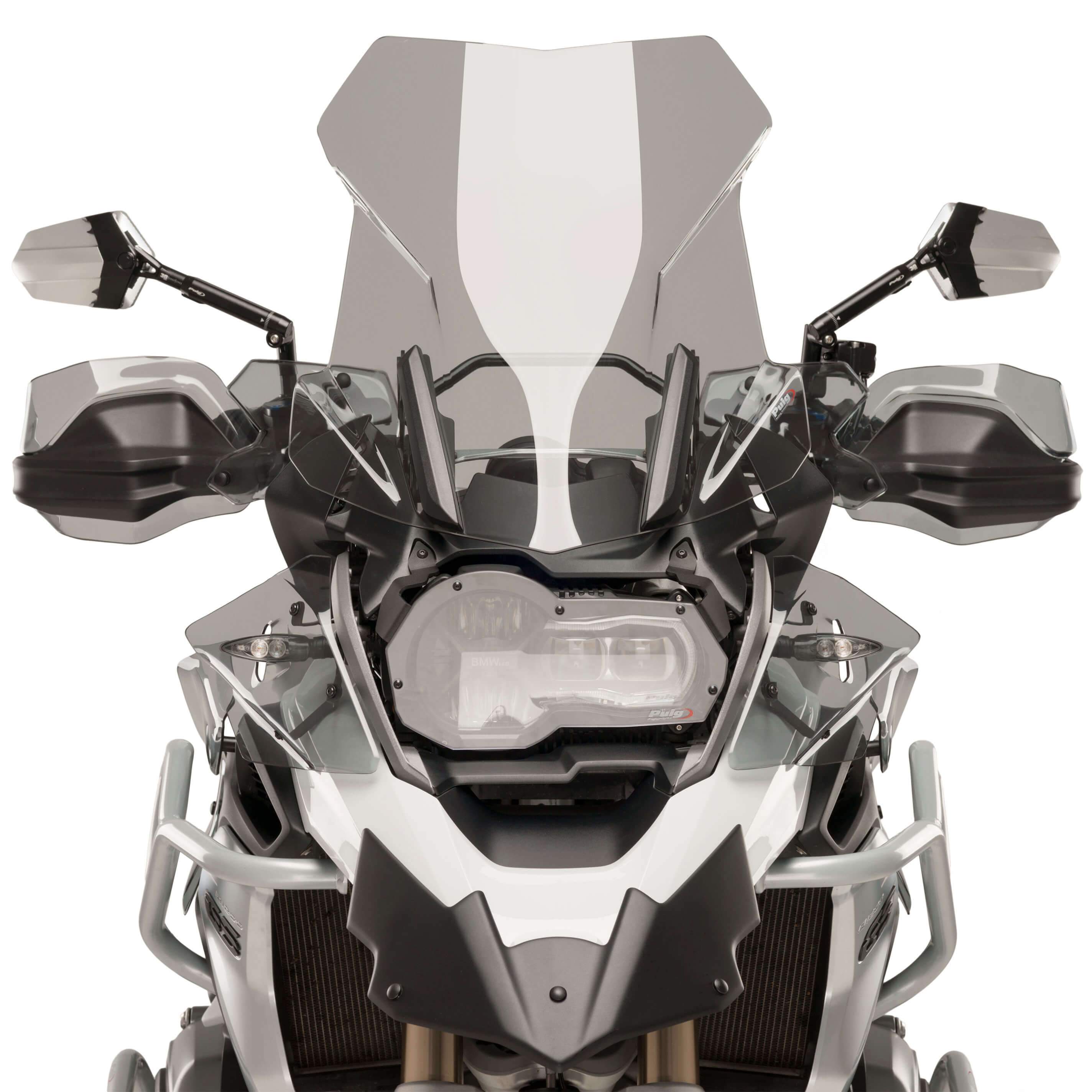 Puig Handlebar Deflectors | Light Smoke | BMW R1250 GS 2018>Current-M9397H-Handguard Extensions-Pyramid Motorcycle Accessories