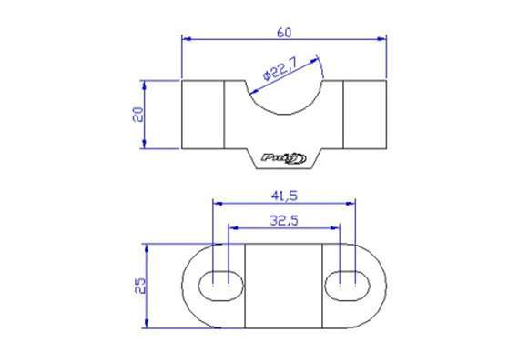 Puig Handlebar Risers - 20mm Rise | Black | Honda CB750 Hornet 2023>Current -  Shop name