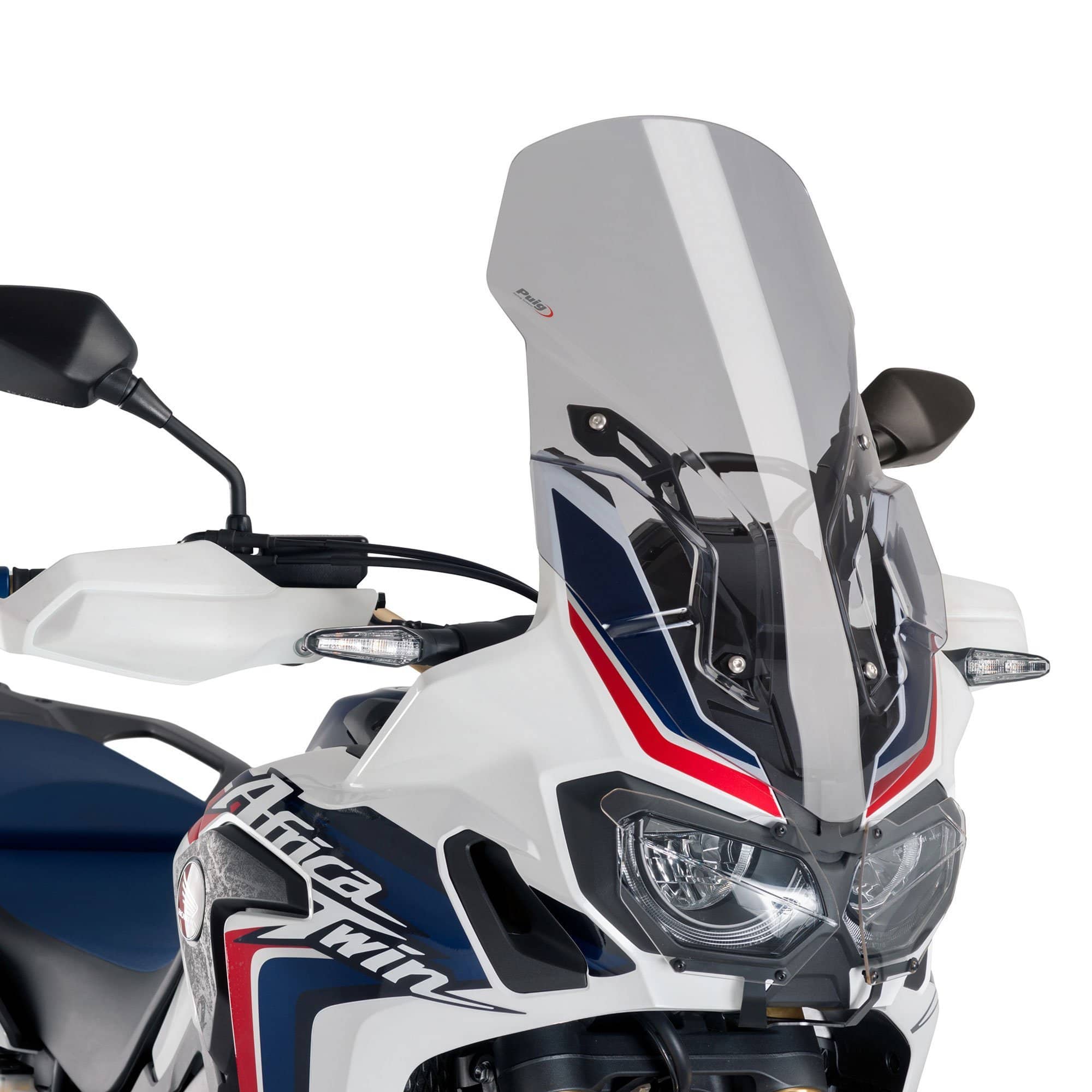 Puig Headlight Guard | Clear | Honda CRF 1000 L Africa Twin Adventure Sports 2018>2019-M8714W-Headlight Protection-Pyramid Motorcycle Accessories