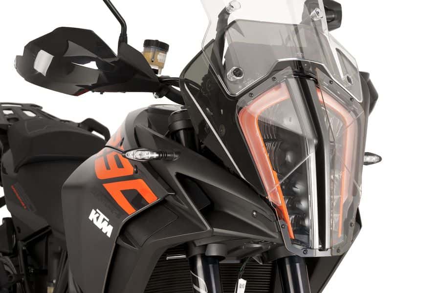 Puig Headlight Guard | Clear | KTM 1290 Super Adventure R 2017>2020 -   Pyramid Motorcycle Accessories