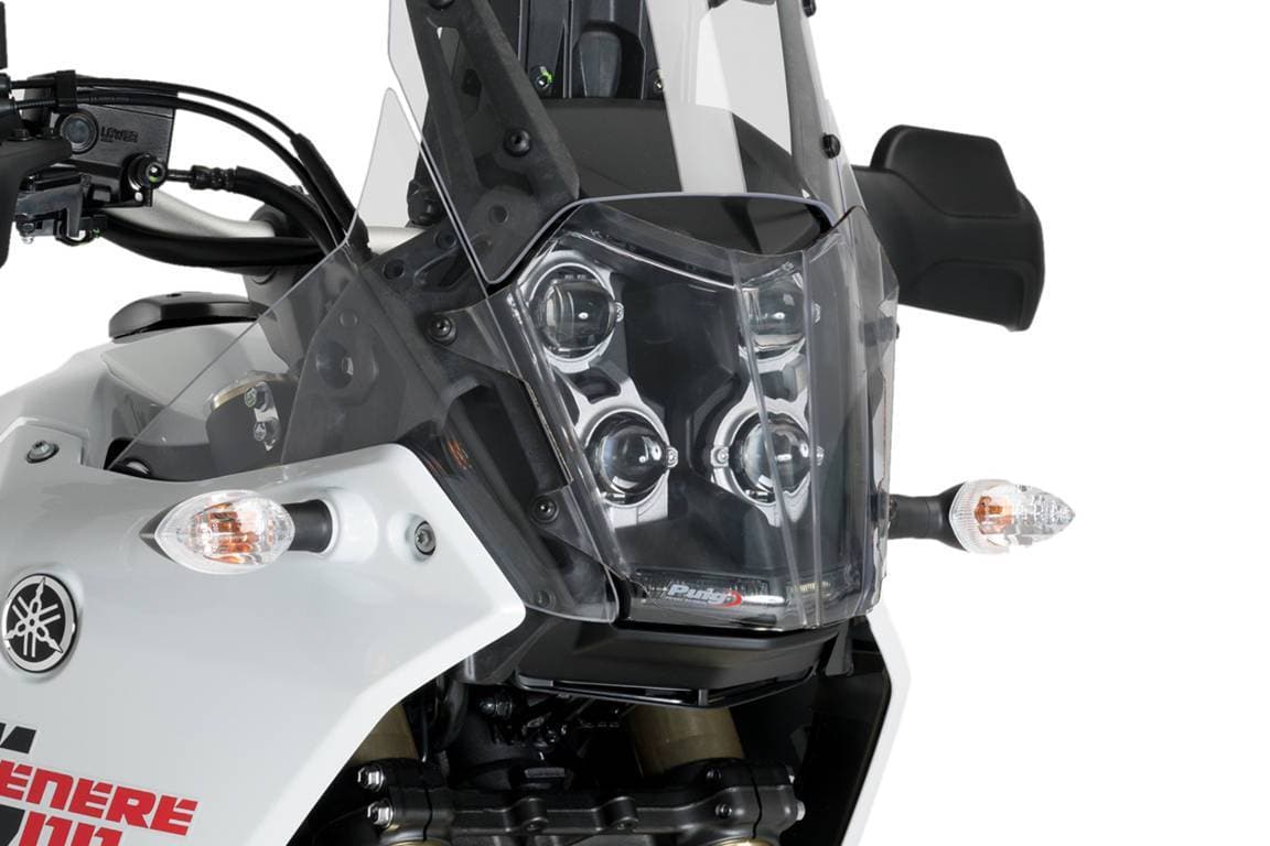 Puig Headlight Guard | Clear | Yamaha Tenere 700 2019>Current-M3733W-Headlight Protection-Pyramid Motorcycle Accessories