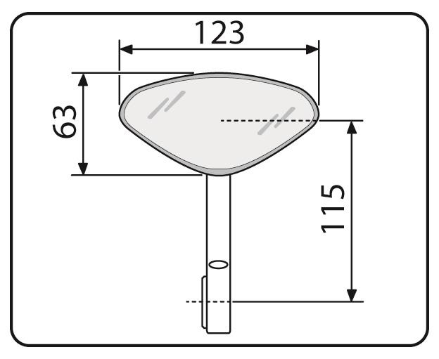 Puig Hi-Tech 4 Mirror - Left or Right - Sold Individually | Aluminium -  Shop name