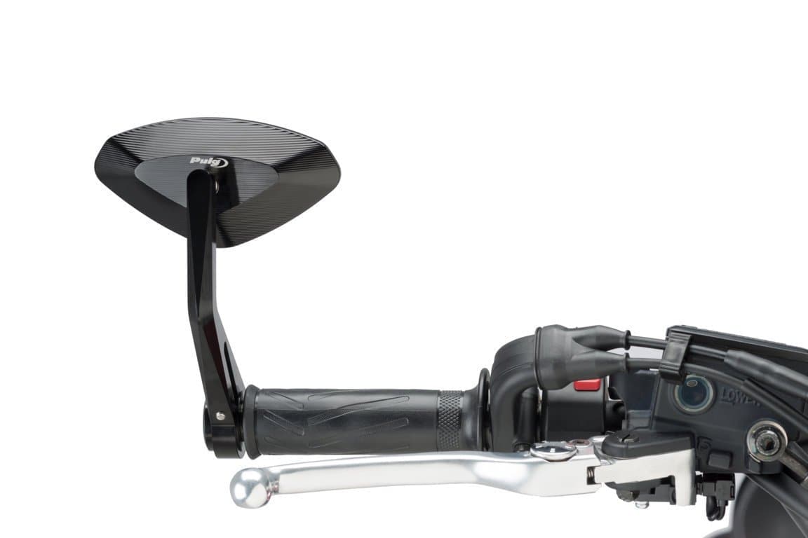 Puig Hi-Tech 4 Mirror - Left or Right - Sold Individually | Black-Mirrors-Pyramid Motorcycle Accessories
