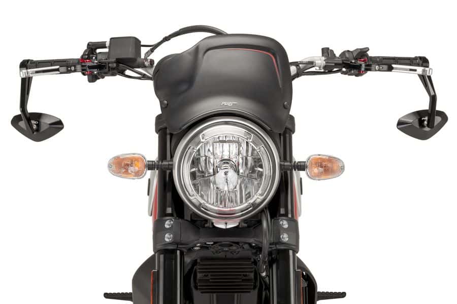 Puig Hi-Tech 4 Mirror - Left or Right - Sold Individually | Black-Mirrors-Pyramid Motorcycle Accessories