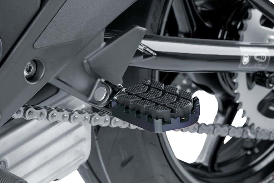 Puig Hi-Tech Enduro Footpegs | Black Anodised Aluminium-M7587N-Footpegs-Pyramid Motorcycle Accessories