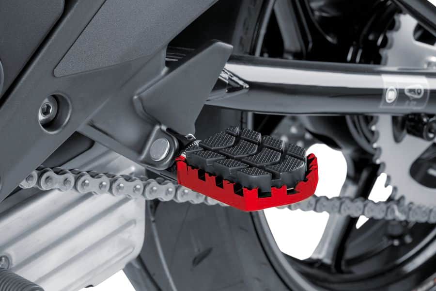 Puig Hi-Tech Enduro Footpegs | Red Anodised Aluminium-M7587R-Footpegs-Pyramid Motorcycle Accessories