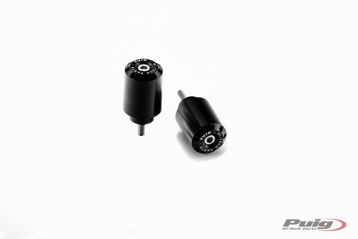 Puig Hi-Tech Long Bar Ends | Black | Honda NC 750 S 2014>2015-M5619N-Bar Ends-Pyramid Plastics