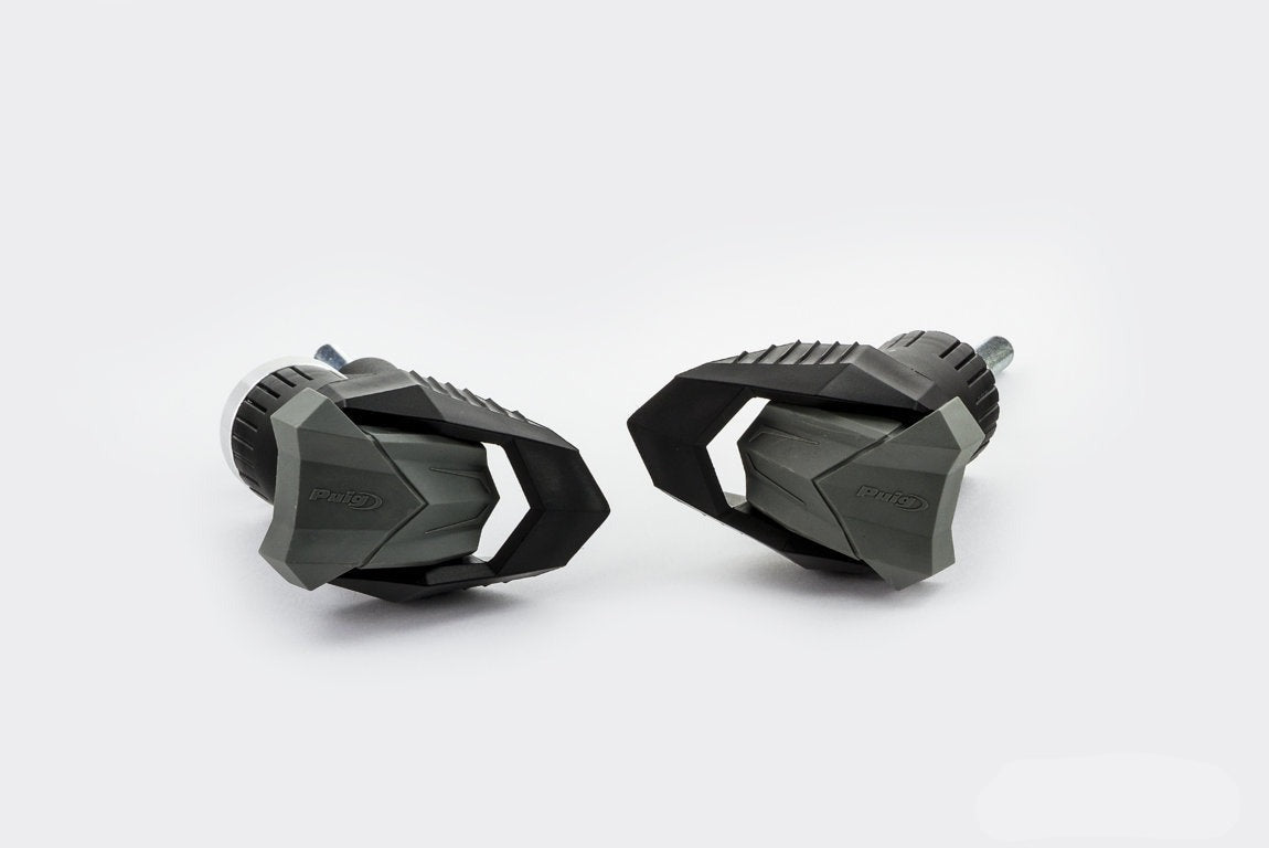 Puig Hi-Tech R19 Frame Sliders | Black | Kawasaki ZZR 1400 2012>2015-M6056N-Crash Protection-Pyramid Motorcycle Accessories