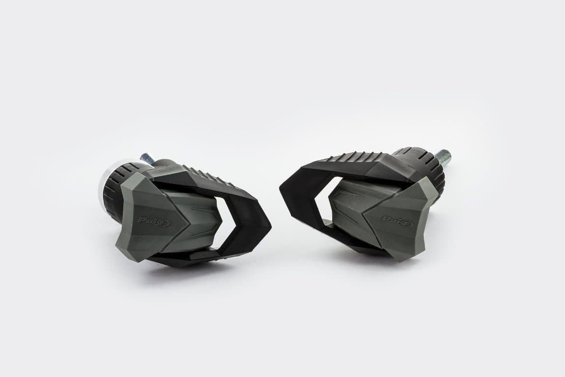 Puig Hi-Tech R19 Frame Sliders | Black | Yamaha YZF-R1 2015>Current-M7724N-Crash Protection-Pyramid Motorcycle Accessories