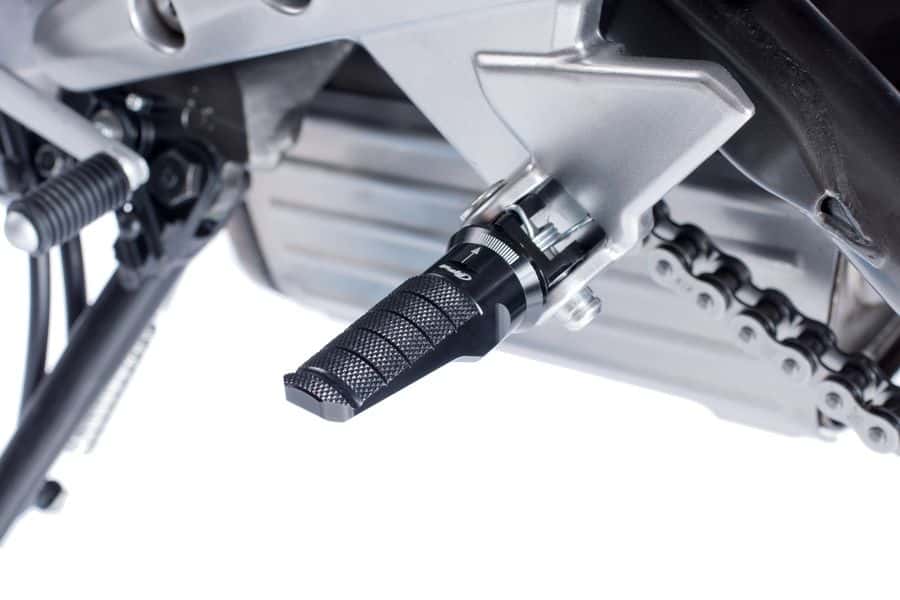 Puig Hi-Tech Racing Footpegs | Black Anodised Aluminium-M6301N-Footpegs-Pyramid Motorcycle Accessories