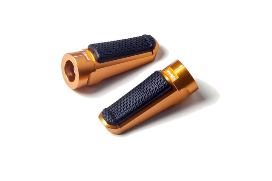 Puig Hi-Tech Sport Footpegs | Gold Anodised Aluminium-M7318O-Footpegs-Pyramid Motorcycle Accessories