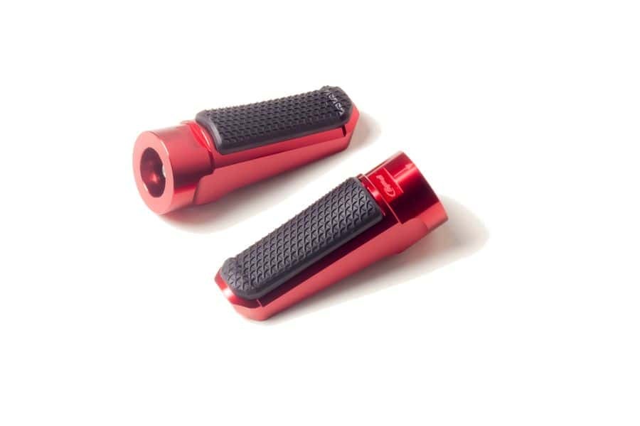 Puig Hi-Tech Sport Footpegs | Red Anodised Aluminium-M7318R-Footpegs-Pyramid Motorcycle Accessories