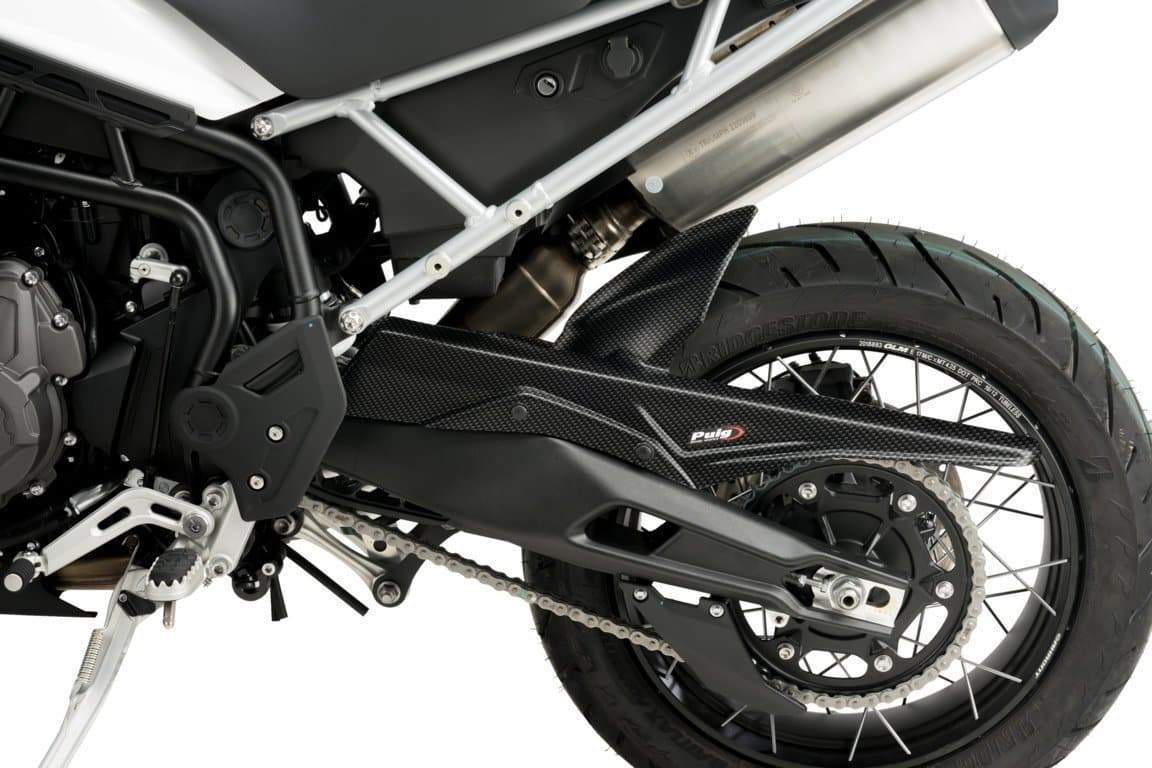 Puig Hugger | Carbon Look | Triumph Tiger 900 GT Pro 2020>Current-M20379C-Huggers-Pyramid Motorcycle Accessories