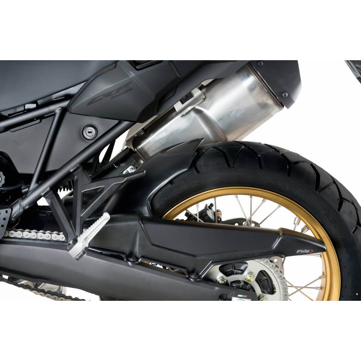 Puig Hugger | Matte Black | Honda CRF 1000 L Africa Twin 2016>2019-M3484J-Huggers-Pyramid Motorcycle Accessories
