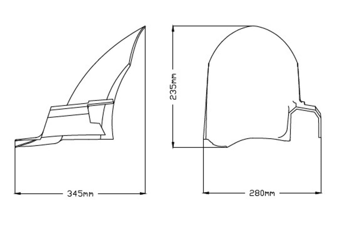 Puig Hugger | Matte Black | KTM 1290 Super Adventure S 2017>2020-Huggers-Pyramid Motorcycle Accessories