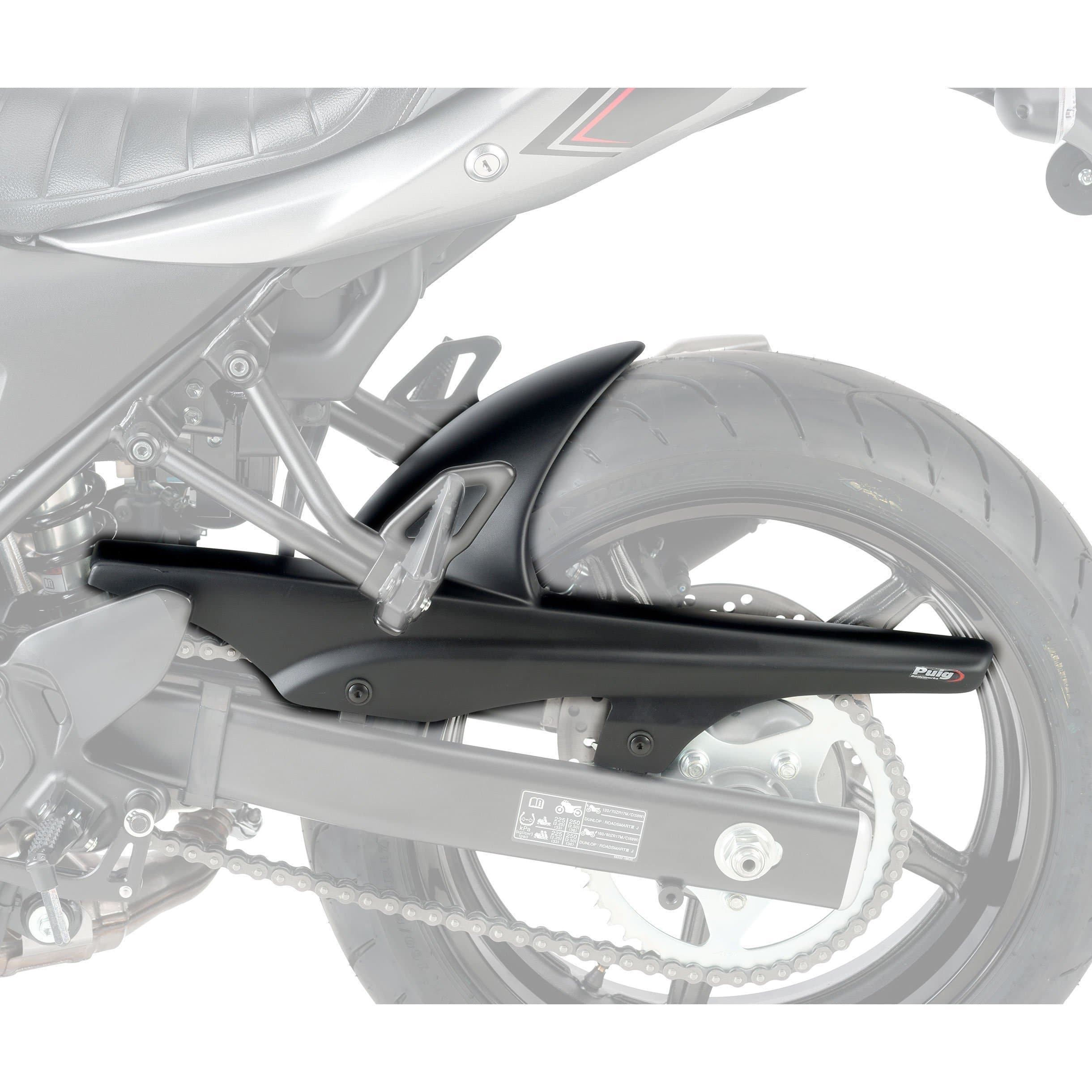 Puig Hugger | Matte Black | Suzuki SFV 650 Gladius 2009>Current-M5019J-Huggers-Pyramid Motorcycle Accessories