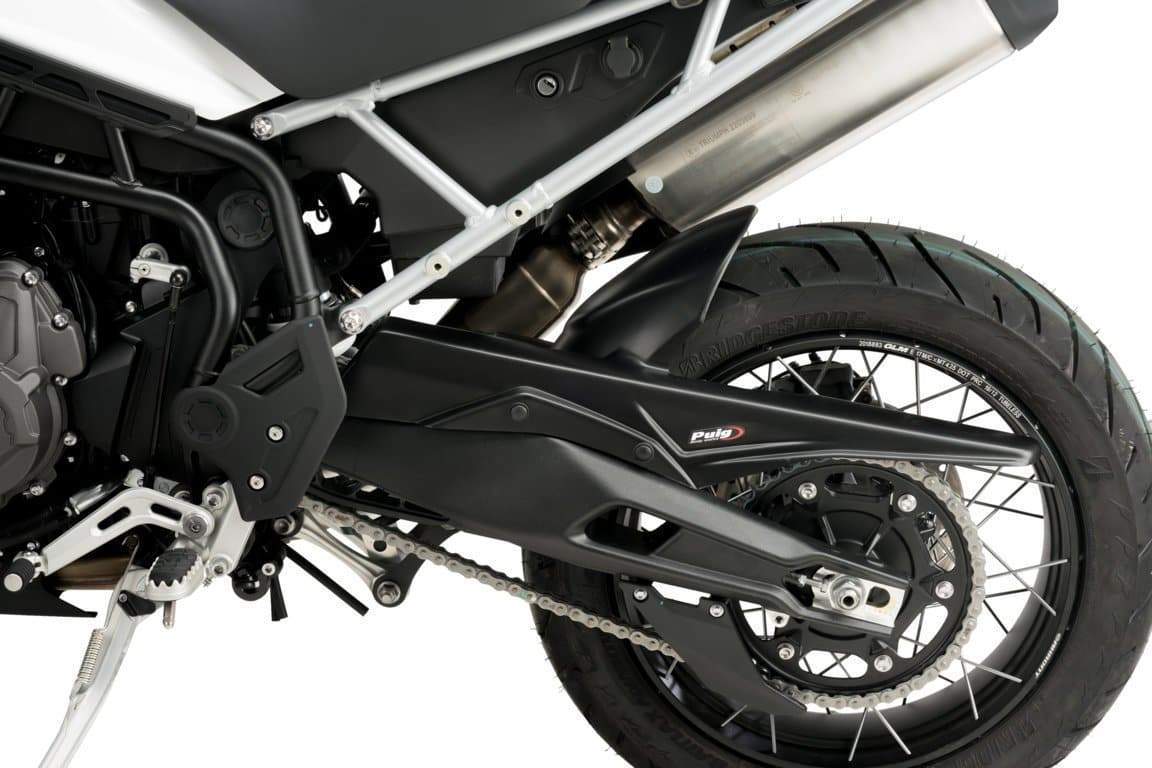 Puig Hugger | Matte Black | Triumph Tiger 900 Rally Pro 2020>Current-M20379J-Huggers-Pyramid Motorcycle Accessories