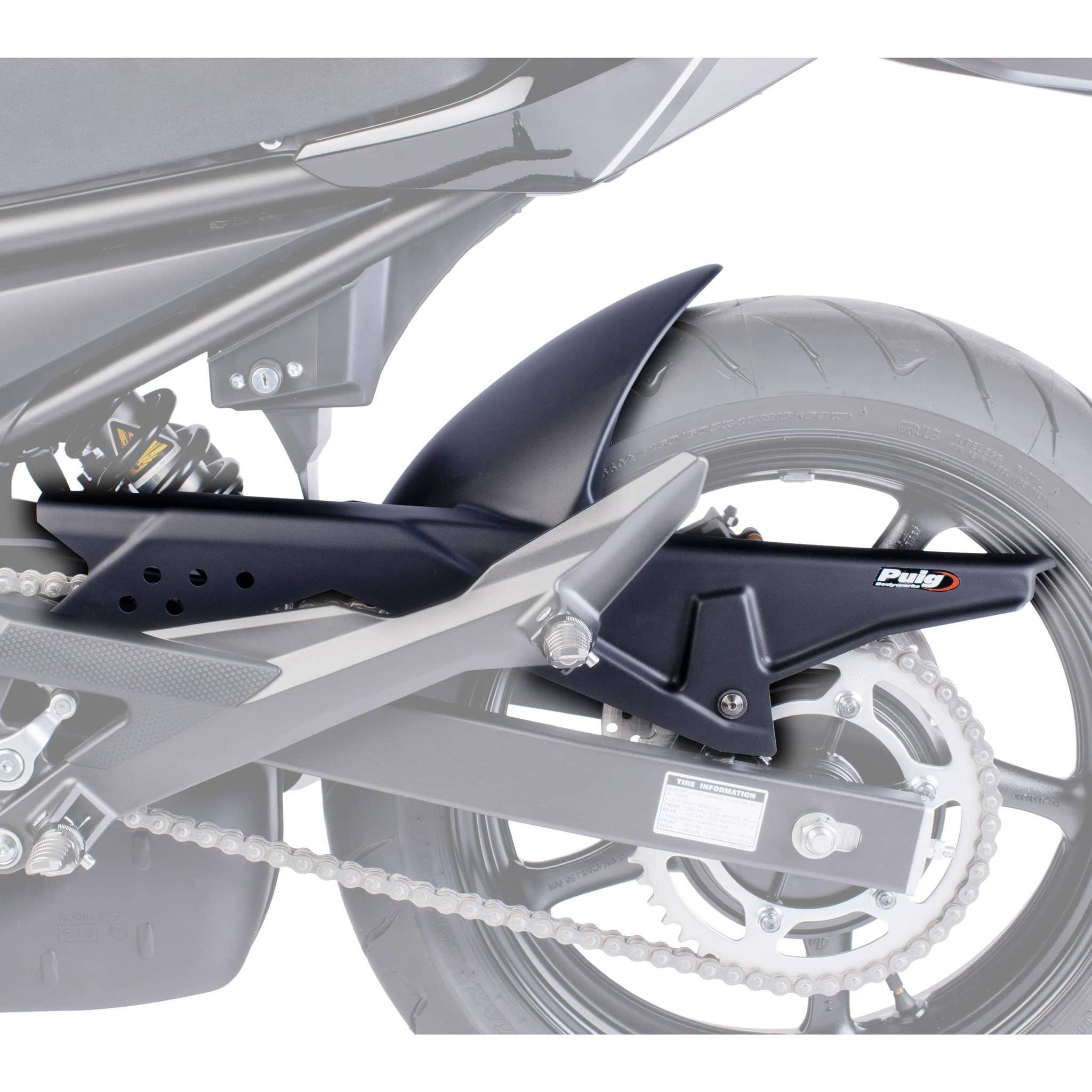 Puig Hugger | Matte Black | Yamaha XJ6 2009>2016 -  Shop name