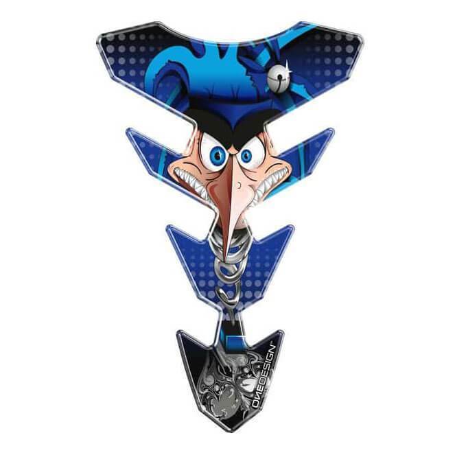 Puig Joker Graphic Tank Pad Stick Fit | Blue -  Shop name