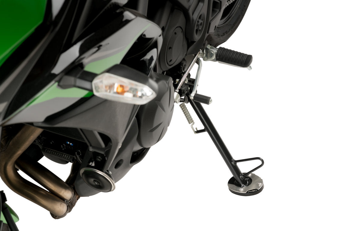 Puig Kickstand Extension | Black | Kawasaki Versys 650 2015>Current -  Shop name