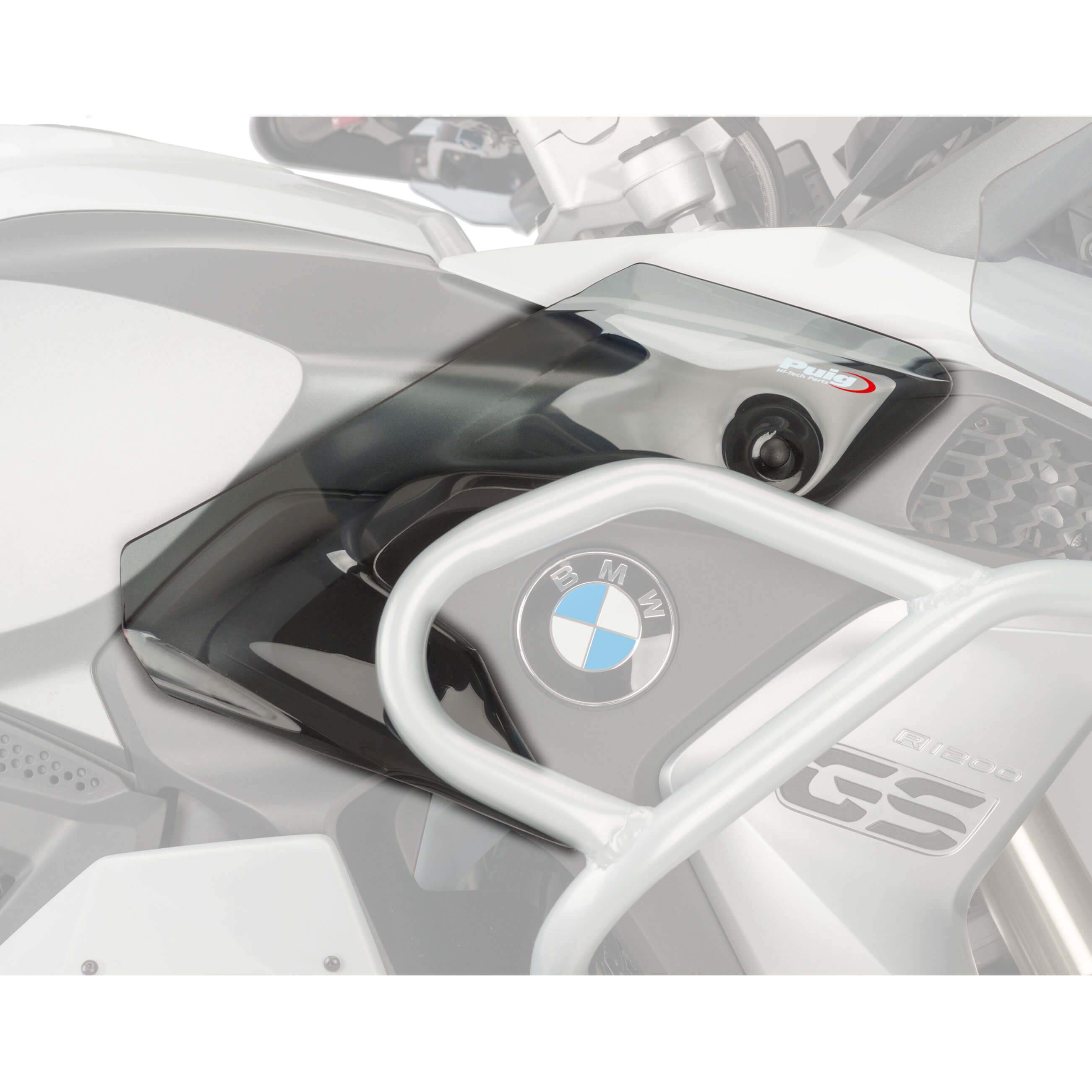 Puig Lower Wind Deflectors | Light Smoke | BMW R1250 GS 2018>Current-M9848H-Wind Deflectors-Pyramid Motorcycle Accessories