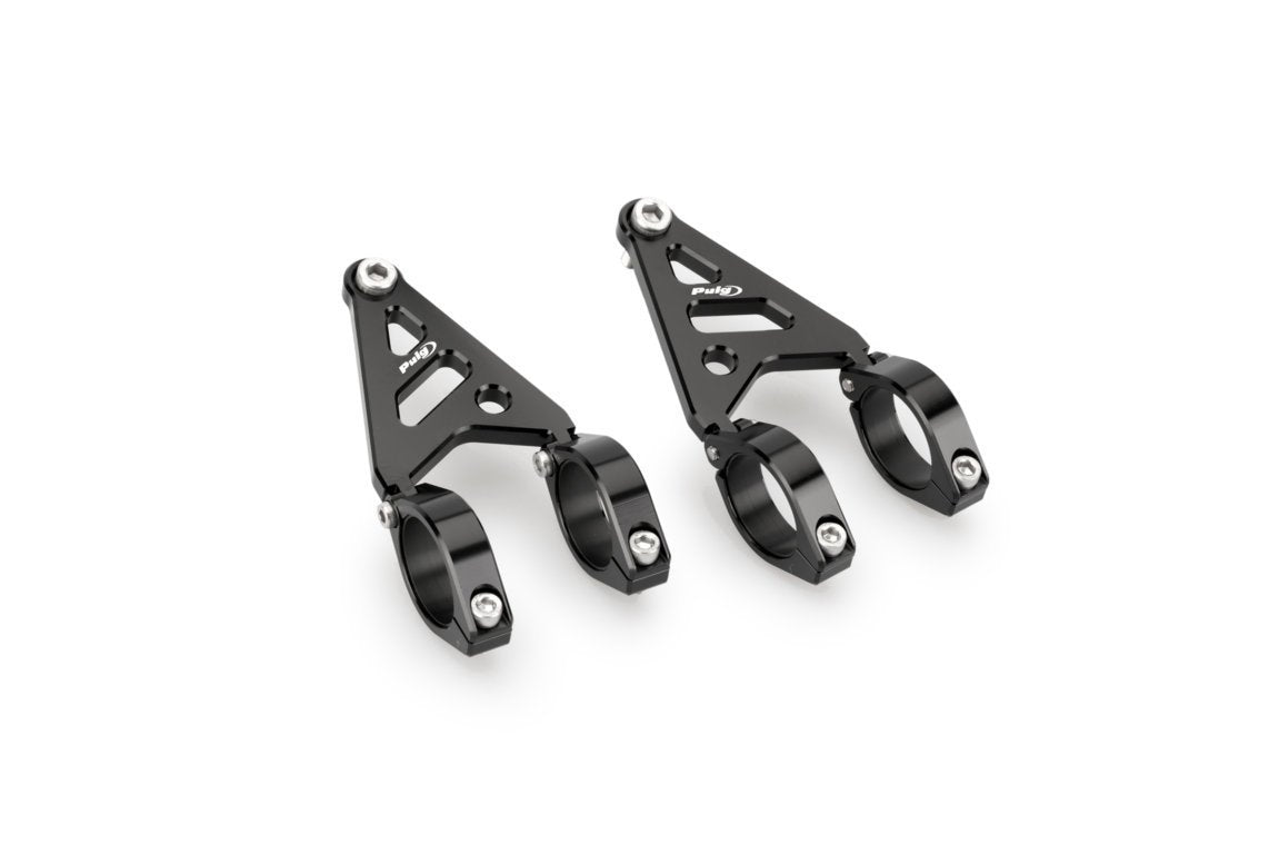 Puig Lumen Series Headlight Support Brackets | 35-37cm Diameter-M20876N-Lights-Pyramid Motorcycle Accessories