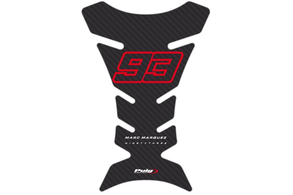 Puig Marc Márquez 93 Tank Pad | Carbon Look-Tank Protection-Pyramid Motorcycle Accessories