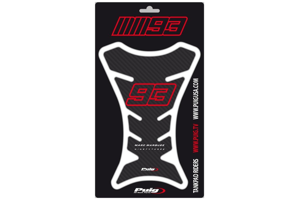 Puig Marc Márquez 93 Tank Pad | Carbon Look-M20682C-Tank Protection-Pyramid Motorcycle Accessories