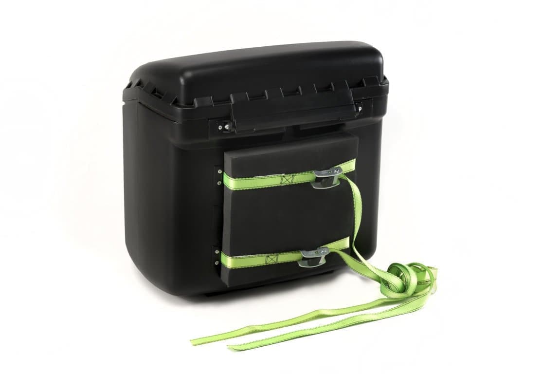 Puig Maxi Box 90L - With Lock and Fasten (Straps Included) | Black-M3659N-Storage-Pyramid Motorcycle Accessories
