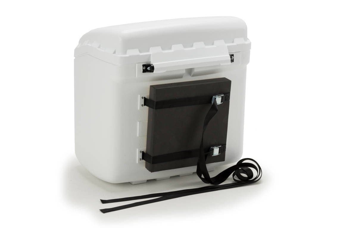 Puig Maxi Box 90L - With Lock and Fasten (Straps Included) | White-M3659B-Storage-Pyramid Motorcycle Accessories