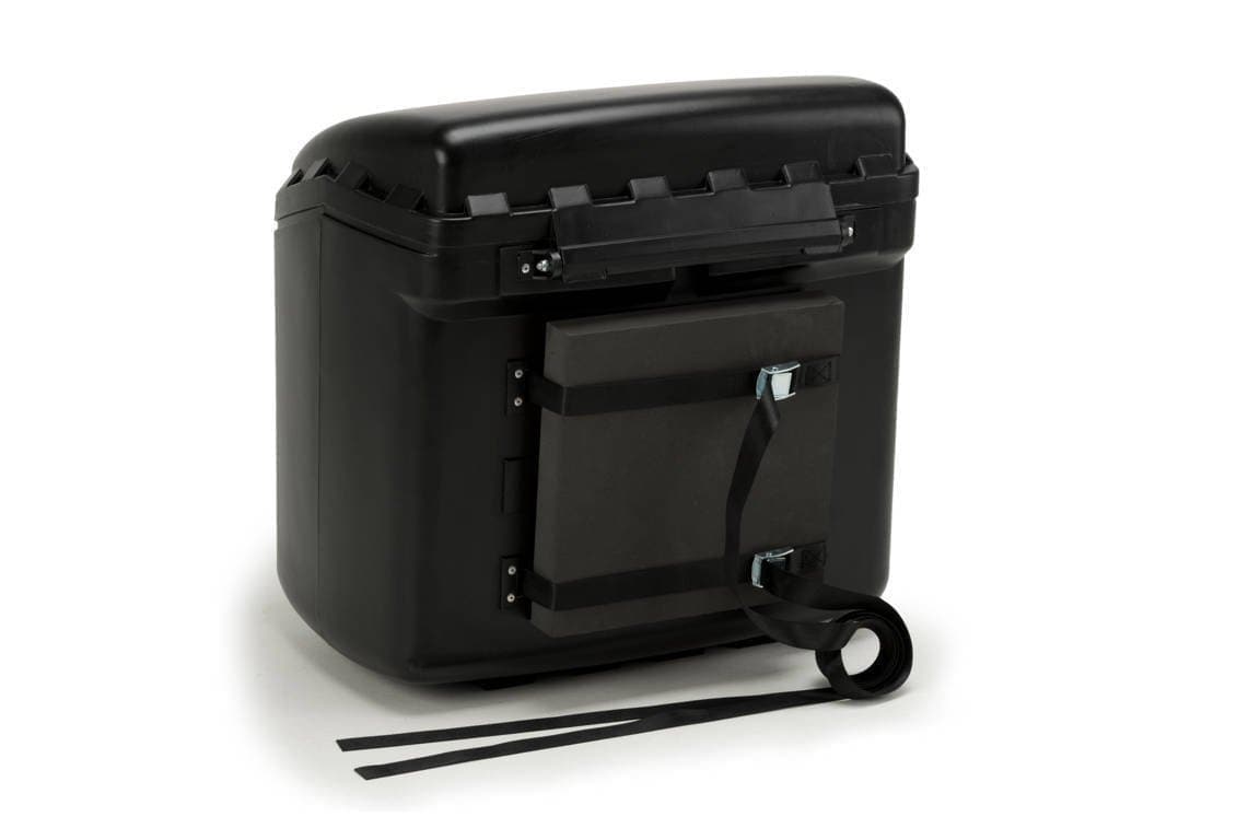 Puig Maxi Box 90L - Without Lock and Fasten (Straps Included) | Black-M3660N-Storage-Pyramid Motorcycle Accessories