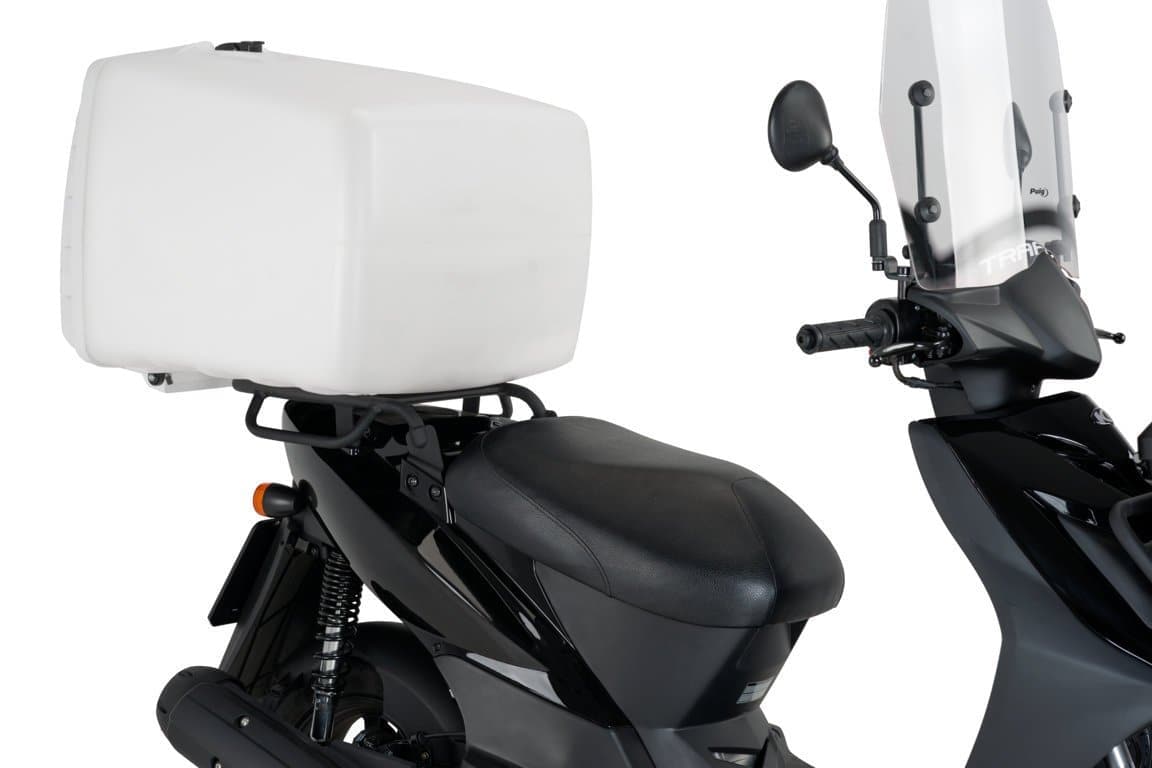Puig Mega Box 100L with Lock | White-M2328B-Storage-Pyramid Motorcycle Accessories