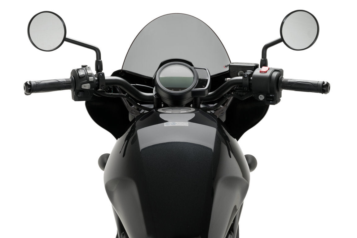 Puig Mirage Touring Screen | Gloss Black/Light Smoke | Honda CMX 1100 Rebel 2021>Current-M21461H-Screens-Pyramid Motorcycle Accessories