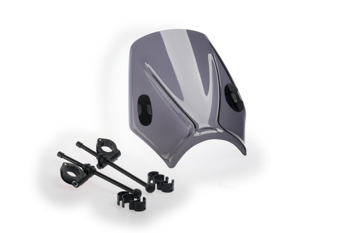 Puig Mito Screen | Dark Smoke | Ducati Monster 937 2021>Current-Screens-Pyramid Motorcycle Accessories