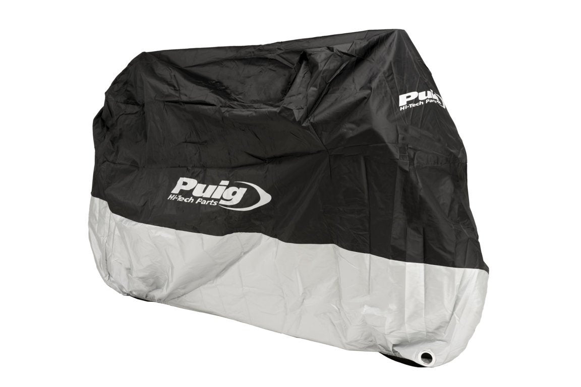 Puig Motorcycle Cover XL | Black-M20725N-Bike Care-Pyramid Motorcycle Accessories