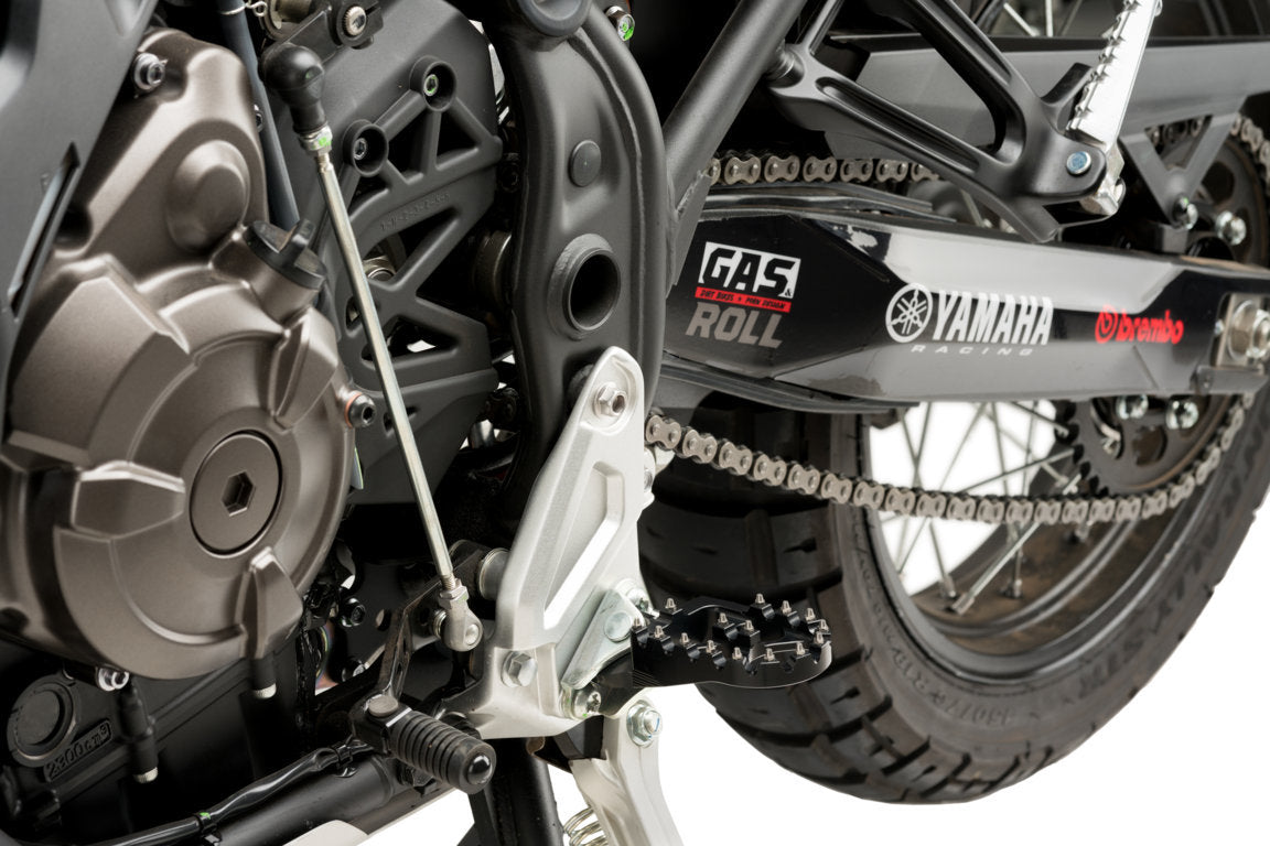 Puig Off-Road Footpegs | Black | Yamaha Tenere 700 2021>Current -  Shop name