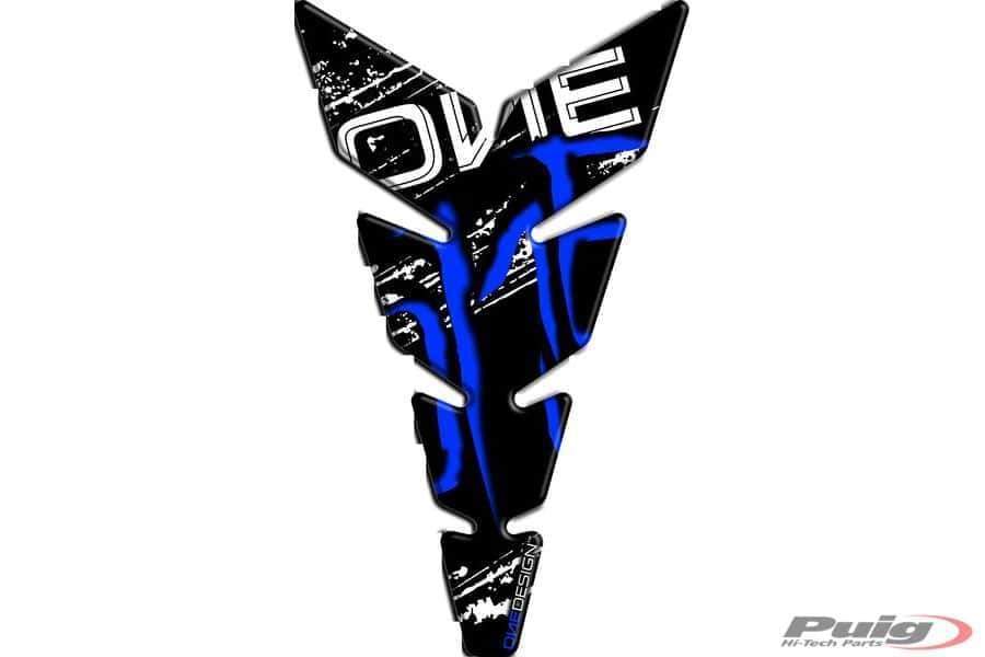 Puig One Tank Pad | Blue-M9141A-Tank Protection-Pyramid Motorcycle Accessories