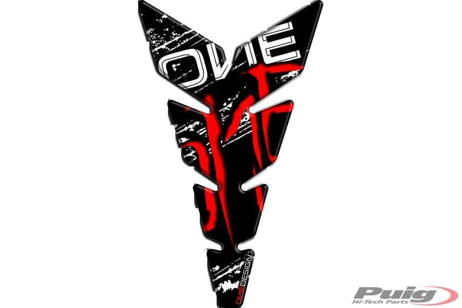 Puig One Tank Pad | Red-M9141R-Tank Protection-Pyramid Motorcycle Accessories