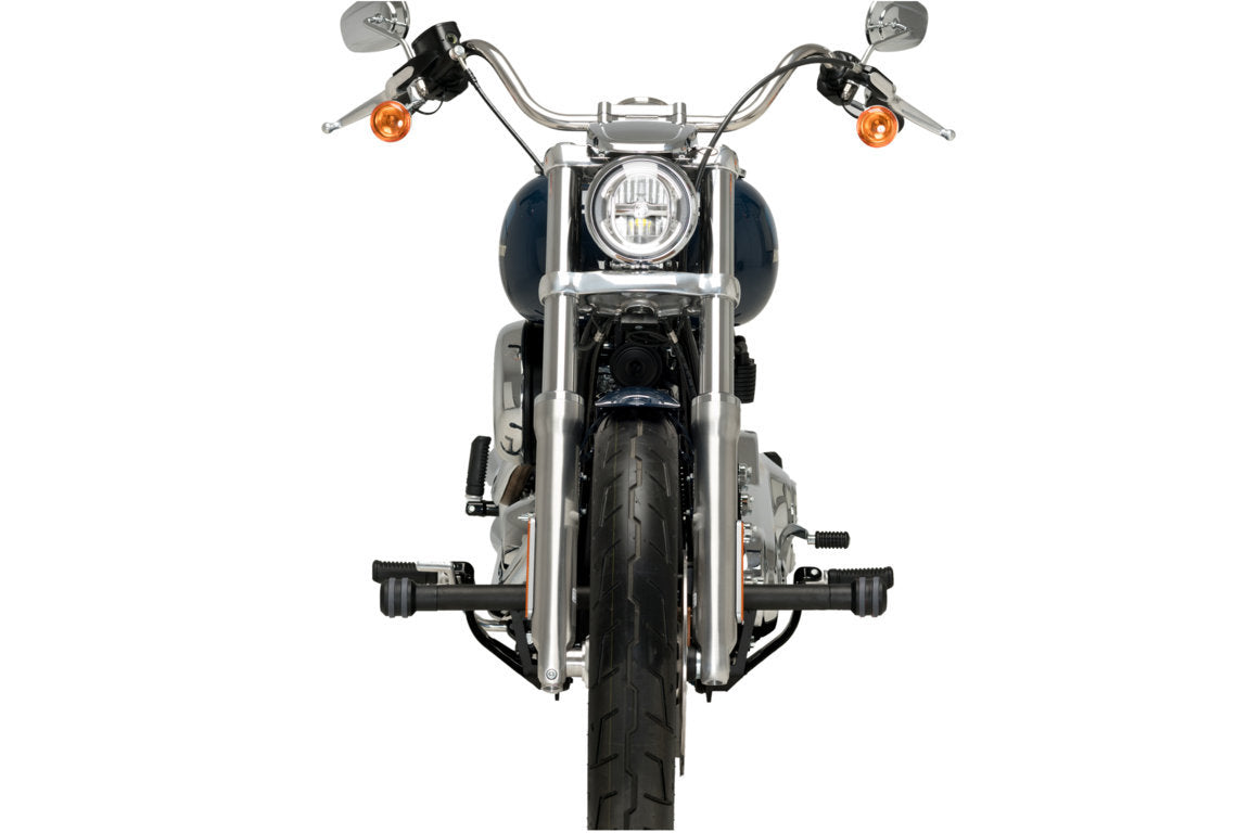 Puig Opie Frame Sliders | Black | Harley Davidson Softail Low Rider (FXLR) 2018>2019-Crash Protection-Pyramid Motorcycle Accessories