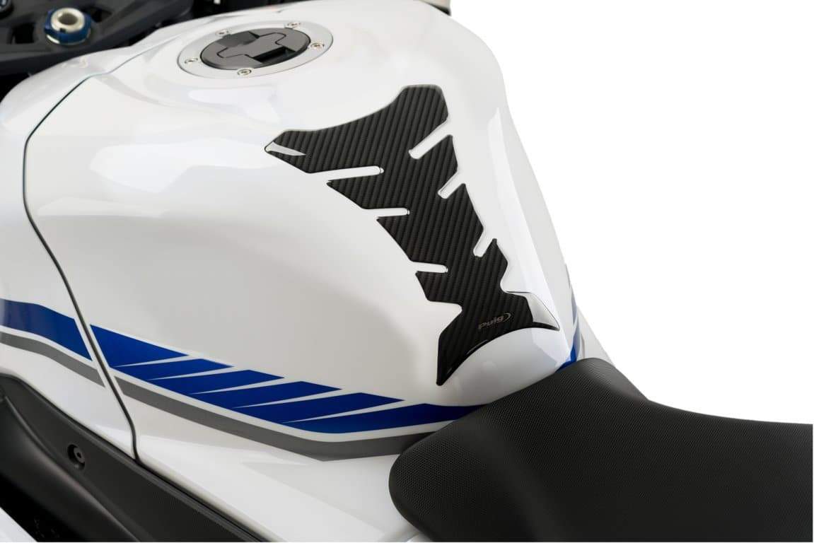 Puig Performance Tank Pad | Carbon Look-Tank Protection-Pyramid Motorcycle Accessories