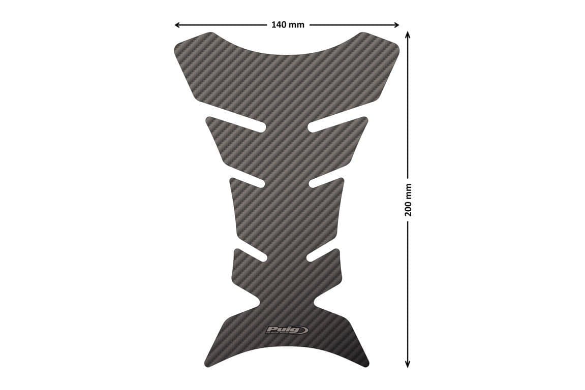 Puig Performance Tank Pad | Carbon Look-M4051C-Tank Protection-Pyramid Motorcycle Accessories