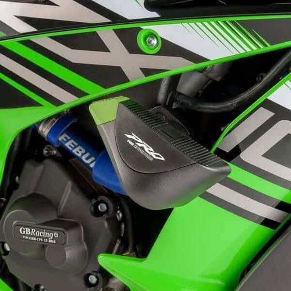 Puig Pro Frame Sliders | Black | Kawasaki ZX10-R 2011>Current -  Shop name