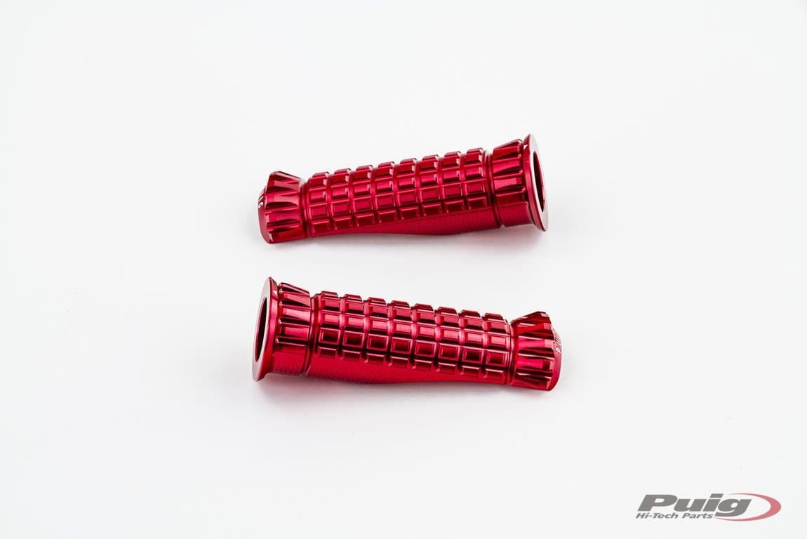Puig R-Fighter Footpegs | Red -  Shop name