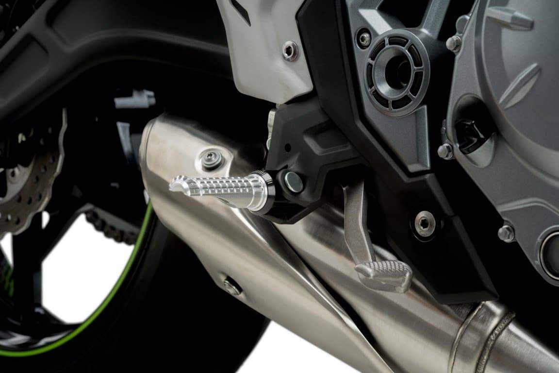Puig R-Fighter Footpegs | Silver -  Shop name