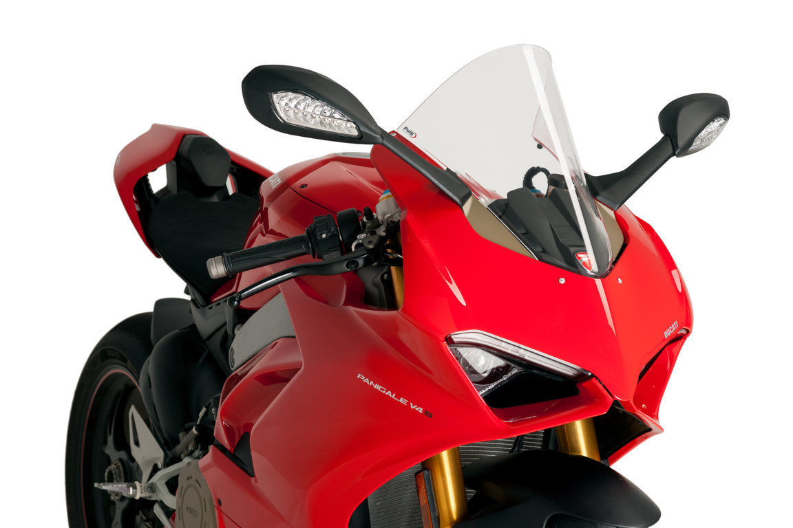 Puig R-Racer Screen | Clear | Ducati Panigale V4 R 2020>2020 -   Pyramid Motorcycle Accessories