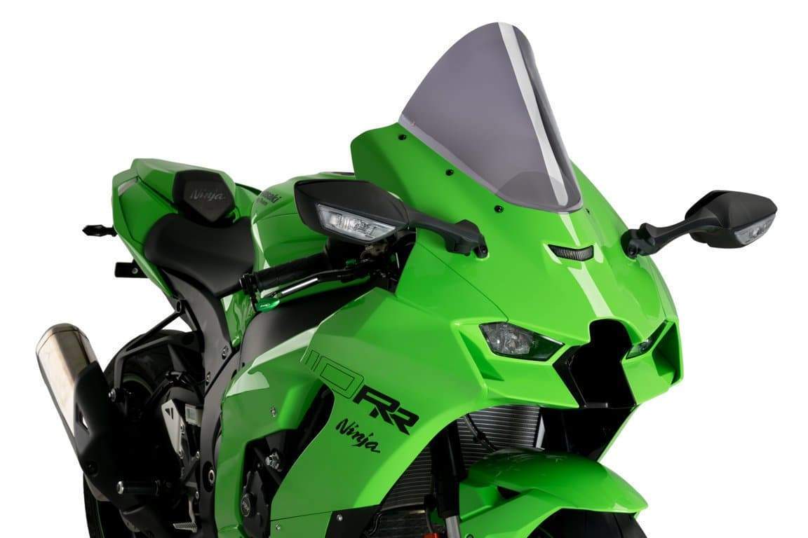 Puig R-Racer Screen | Dark Smoke | Kawasaki ZX-10R 2021>Current-M20540F-Screens-Pyramid Motorcycle Accessories