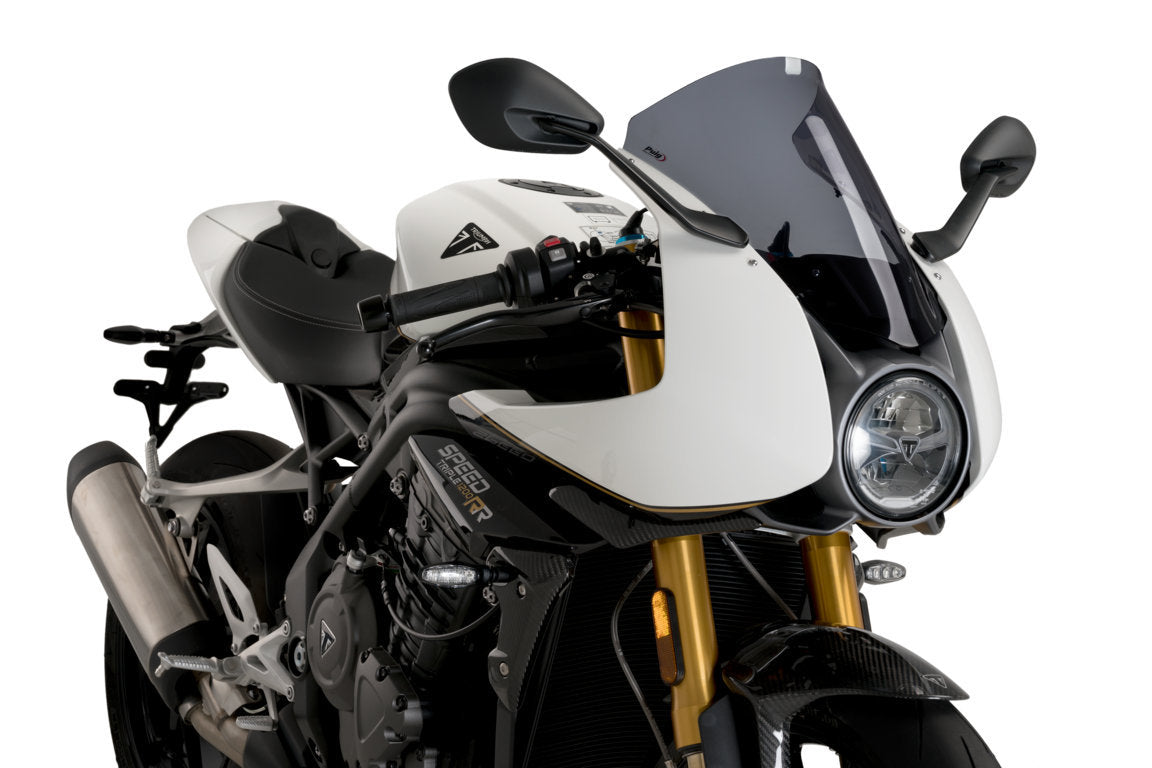 Puig R-Racer Screen | Dark Smoke | Triumph Speed Triple 1200 RR 2022>Current -  Shop name