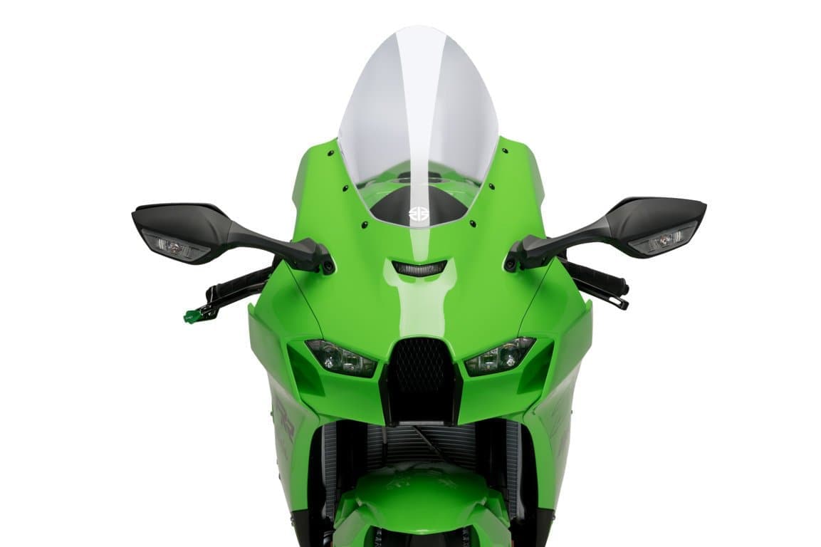 Puig R-Racer Screen | Light Smoke | Kawasaki ZX-10RR 2021>Current-M20540H-Screens-Pyramid Motorcycle Accessories