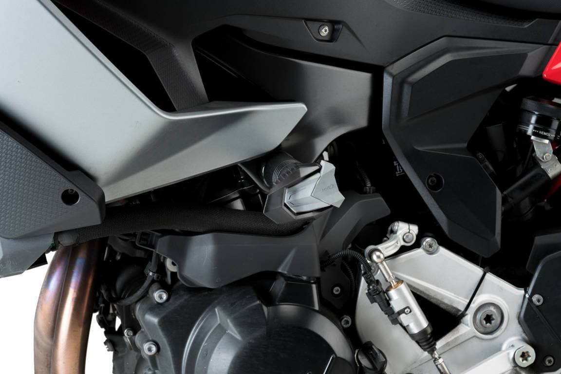 Puig R19 Frame Sliders | Black | BMW F900 XR 2020>Current-M20388N-Crash Protection-Pyramid Motorcycle Accessories