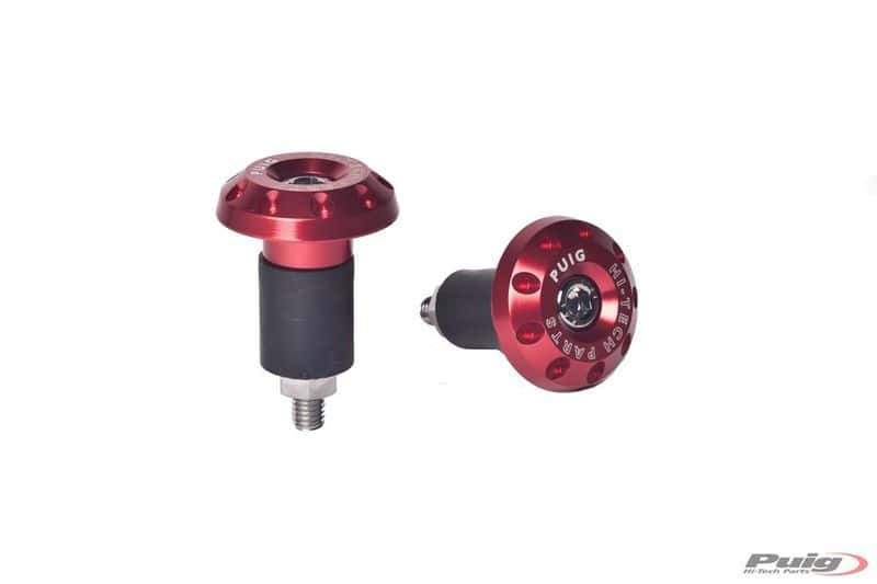 Puig Race Bar Ends | Red -  Shop name